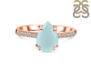 Blue Chalcedony & White Topaz Ring BLX-RR-344A.