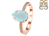 Blue Chalcedony & White Topaz Ring BLX-RR-344A.