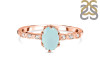 Blue Chalcedony & White Topaz Ring BLX-RR-35.