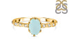 Blue Chalcedony & White Topaz Ring BLX-RR-35.