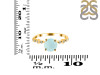 Blue Chalcedony & White Topaz Ring BLX-RR-426.