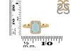 Blue Chalcedony & White Topaz Ring BLX-RR-432.