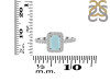 Blue Chalcedony & White Topaz Ring BLX-RR-432.