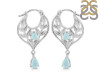 Blue Chalcedony Earring BLX-RDE-52.
