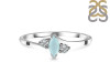 Blue Chalcedony & White Topaz Ring BLX-RDR-2681.