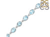 Blue Topaz Bracelet BTZ-RDB-114-CUT.