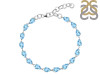 Blue Topaz Bracelet BTZ-RDB-106.