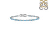 Blue Topaz Bracelet BTZ-RDB-110.