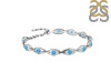 Blue Topaz Bracelet BTZ-RDB-2-A.