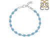 Blue Topaz Bracelet BTZ-RDB-69-CUT.