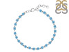 Blue Topaz Bracelet BTZ-RDB-75-CUT.