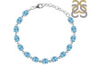 Blue Topaz Bracelet BTZ-RDB-82.