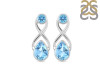 Blue Topaz Stud Earring BTZ-RDE-10.