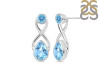 Blue Topaz Stud Earring BTZ-RDE-10.