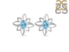 Blue Topaz Stud Earring BTZ-RDE-11.