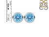 Blue Topaz Stud Earring BTZ-RDE-1433.