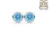 Blue Topaz Stud Earring BTZ-RDE-1433.