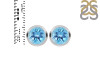 Blue Topaz Stud Earring BTZ-RDE-1243.