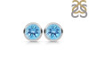 Blue Topaz Stud Earring BTZ-RDE-1243.