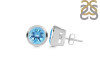 Blue Topaz Stud Earring BTZ-RDE-1243.