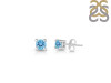 Blue Topaz Stud Earring BTZ-RDE-1296.
