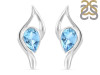 Blue Topaz Stud Earring BTZ-RDE-13.