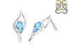 Blue Topaz Stud Earring BTZ-RDE-13.
