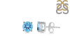 Blue Topaz Stud Earring BTZ-RDE-1349.