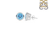 Blue Topaz Stud Earring BTZ-RDE-1375.