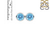 Blue Topaz Stud Earring BTZ-RDE-1426.