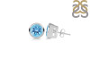 Blue Topaz Stud Earring BTZ-RDE-1426.