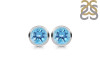 Blue Topaz Stud Earring BTZ-RDE-1244.