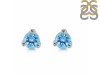 Blue Topaz Stud Earring BTZ-RDE-1517.