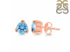 Blue Topaz Stud Earring BTZ-RDE-1517.