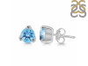 Blue Topaz Stud Earring BTZ-RDE-1517.