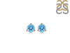 Blue Topaz Stud Earring BTZ-RDE-1564.