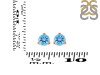 Blue Topaz Stud Earring BTZ-RDE-1564.