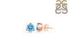 Blue Topaz Stud Earring BTZ-RDE-1564.