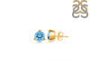 Blue Topaz Stud Earring BTZ-RDE-1564.