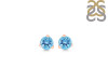 Blue Topaz Stud Earring BTZ-RDE-1565.