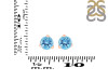 Blue Topaz Stud Earring BTZ-RDE-1565.