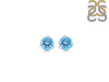 Blue Topaz Stud Earring BTZ-RDE-1565.