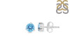 Blue Topaz Stud Earring BTZ-RDE-1565.
