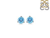 Blue Topaz Stud Earring BTZ-RDE-1566.