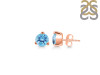 Blue Topaz Stud Earring BTZ-RDE-1566.
