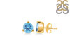 Blue Topaz Stud Earring BTZ-RDE-1567.