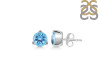 Blue Topaz Stud Earring BTZ-RDE-1567.