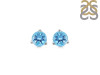 Blue Topaz Stud Earring BTZ-RDE-1568.
