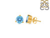 Blue Topaz Stud Earring BTZ-RDE-1568.
