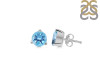 Blue Topaz Stud Earring BTZ-RDE-1568.